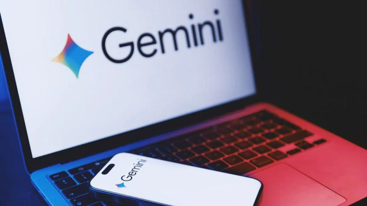 Gemini vestlusajaloo vaade