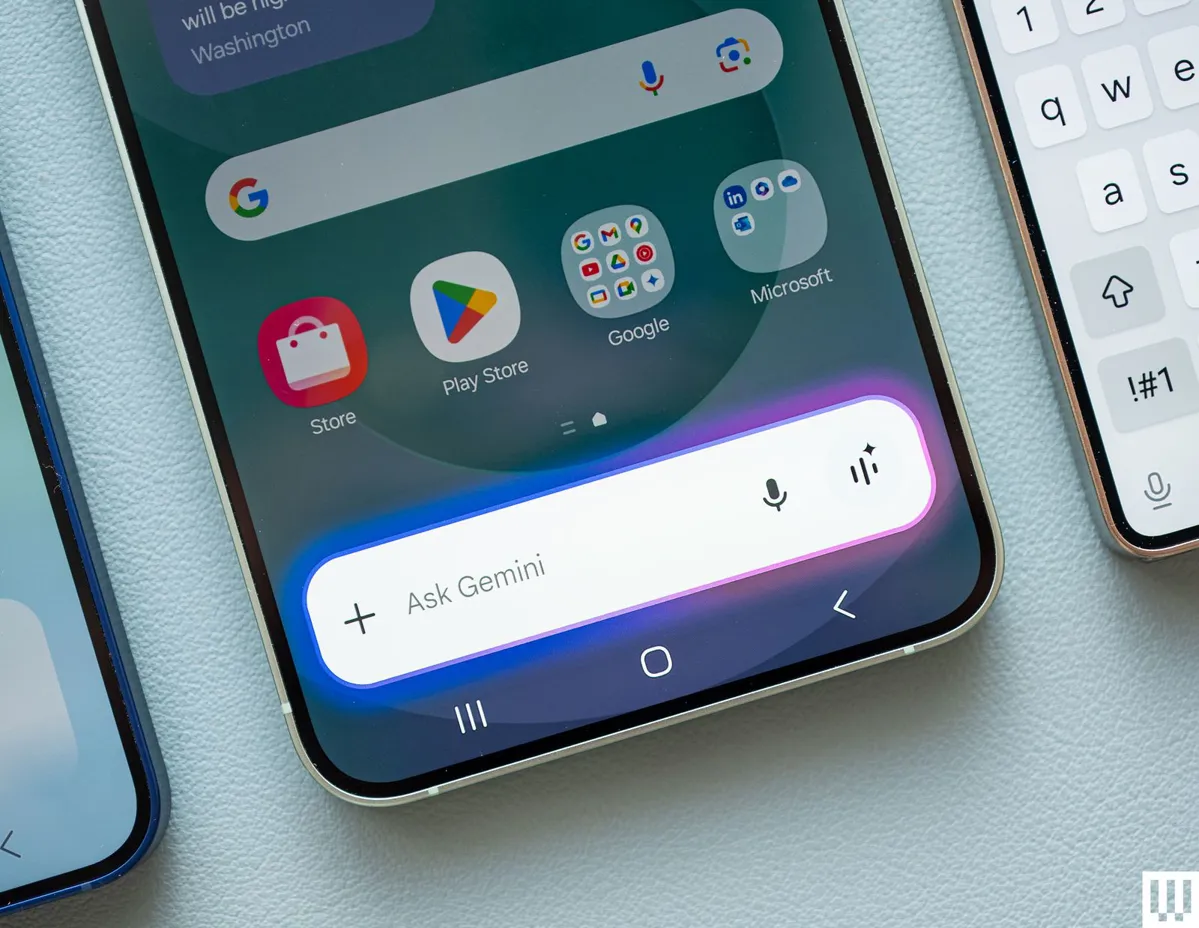 Gemini AI-assistent på Samsung Galaxy S25