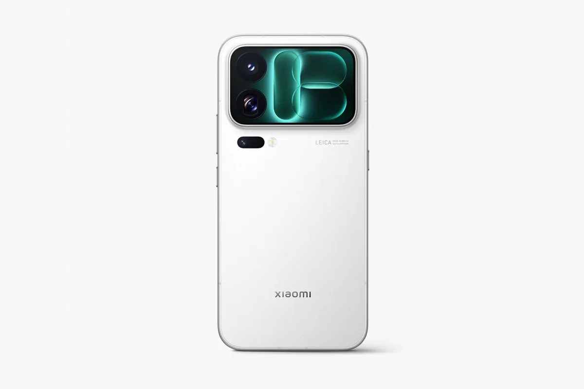Xiaomi 18 Pro i hvid farve
